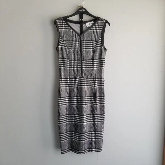 *NWT* Joseph Ribkoff Grey/Multi Dress Style 193821 - Picture 4 of 11